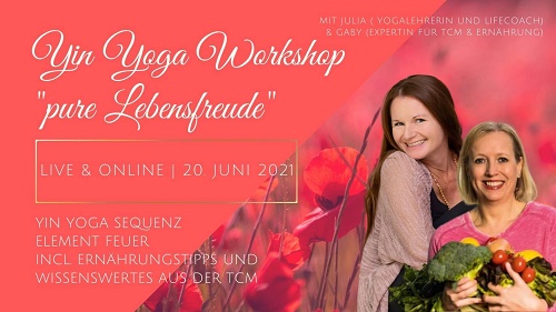 Online-Workshop Yin Yoga meets TCM: Pure Lebensfreude